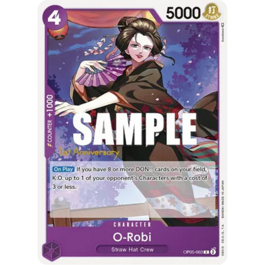 O-Robi (OP05-063) - Awakening of the New Era: 1st Anniversary Tournament Cards