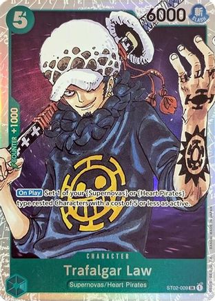 Trafalgar Law (ST02-009) - Starter Deck 2: Worst Generation Foil