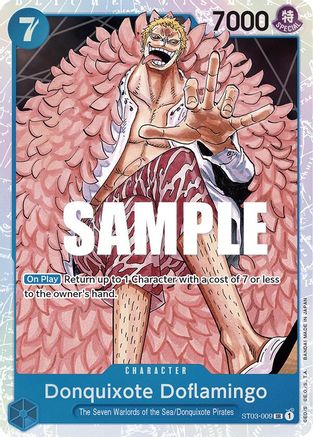 Donquixote Doflamingo (ST03-009) - Starter Deck 3: The Seven Warlords of The Sea Foil