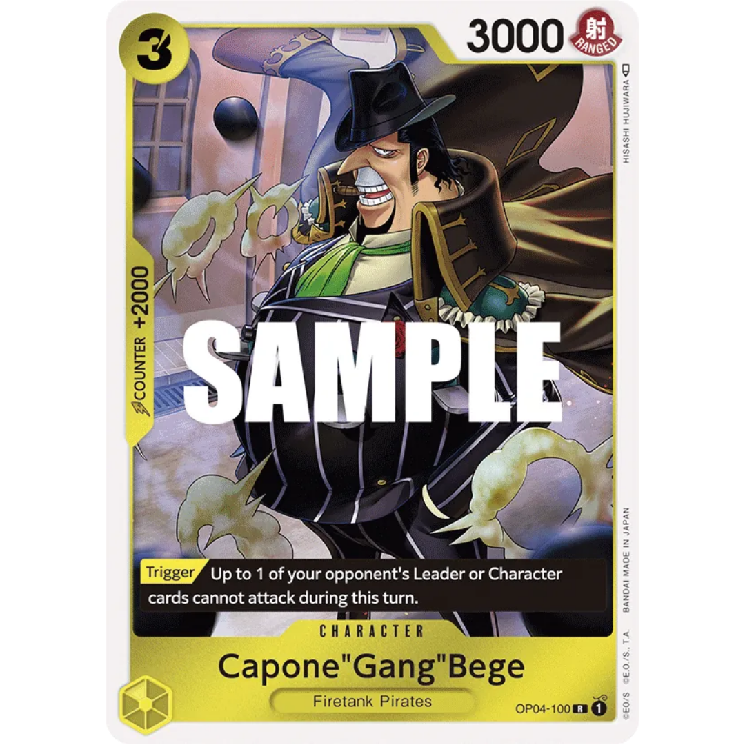 Capone"Gang"Bege (OP04-100) - Kingdoms of Intrigue Foil