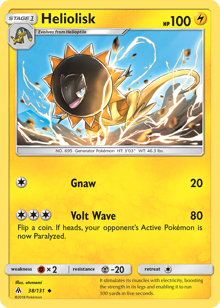 Heliolisk  SM  Forbidden Light - Uncommon