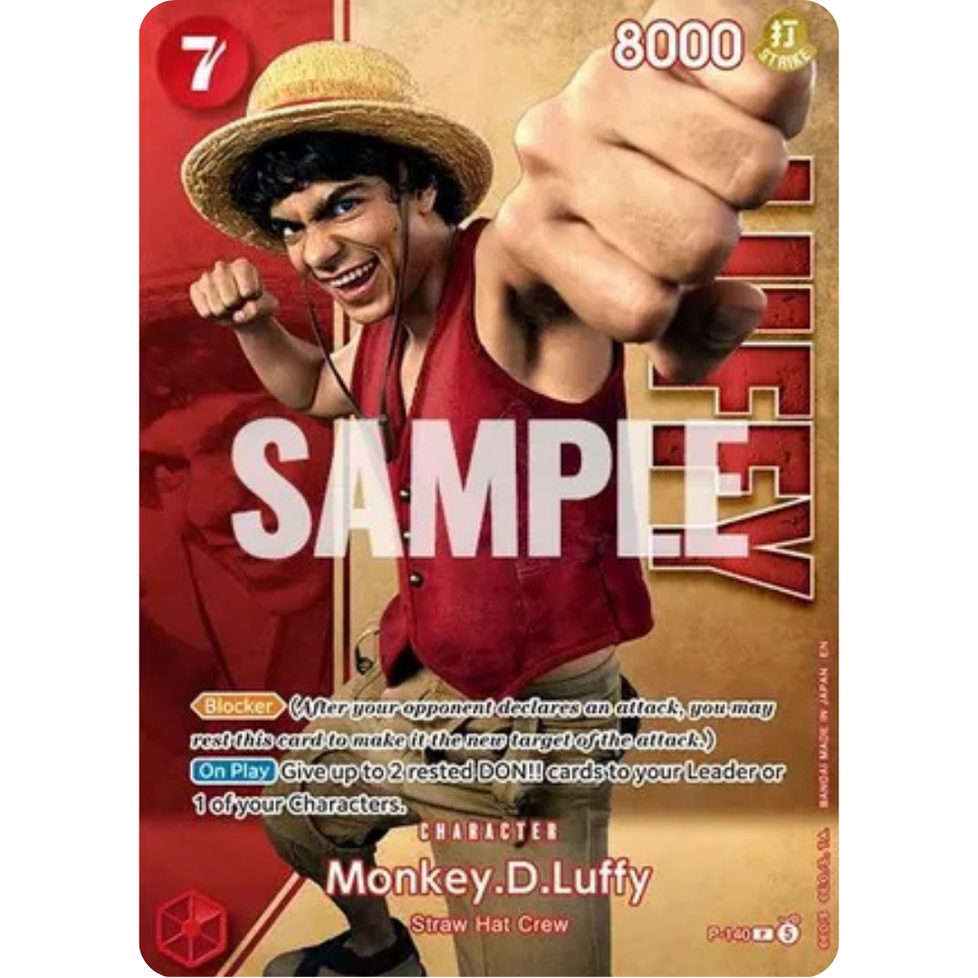 Monkey.D.Luffy - P-140 (Premium Card Collection -Live Action Edition Vol.2 Straw Hat Crew-) (P-140) - One Piece Promotion Cards Foil