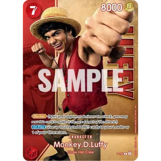 Monkey.D.Luffy - P-140 (Premium Card Collection -Live Action Edition Vol.2 Straw Hat Crew-) (P-140) - One Piece Promotion Cards Foil
