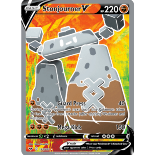 Stonjourner V (193/202) [Sword & Shield: Base Set]