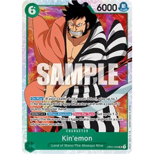 Kin'emon (OP01-040) - Romance Dawn Foil