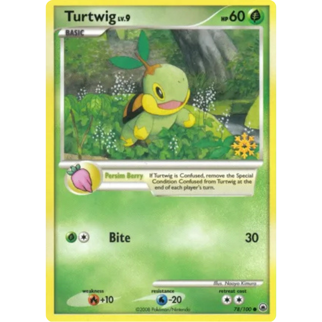 Turtwig - 78/100/100  Countdown Calendar Promos - Promo