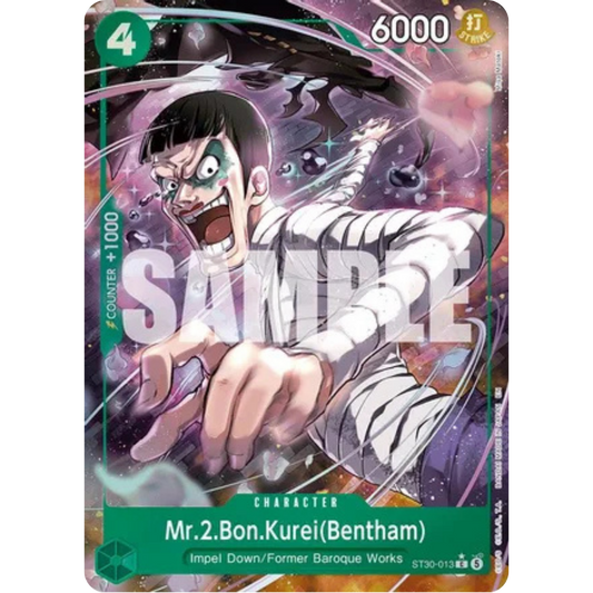 Mr.2.Bon.Kurei(Bentham) (Full Art) (ST30-013) - Starter Deck EX: Luffy & Ace
