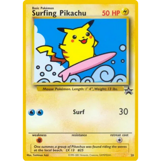 Surfing Pikachu 028/53  WoTC Promo - Promo
