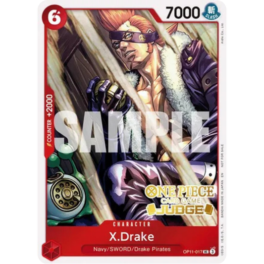 X.Drake (Judge Pack Vol. 7) (OP11-017) - One Piece Promotion Cards Foil