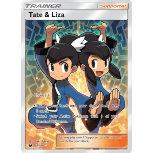 Tate & Liza (Full Art) 166  - Holofoil SM  Celestial Storm - Ultra Rare