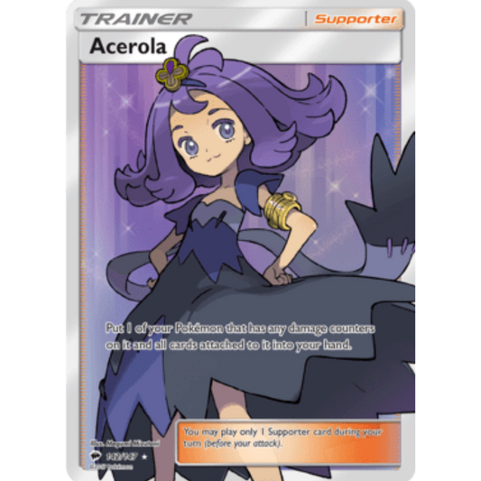 Acerola (Full Art) 142/147  - Holofoil SM  Burning Shadows - Ultra Rare