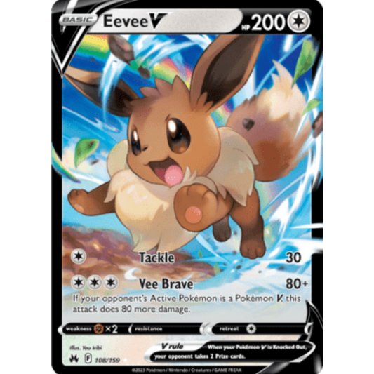 Eevee V (108/159) [Sword & Shield: Crown Zenith]