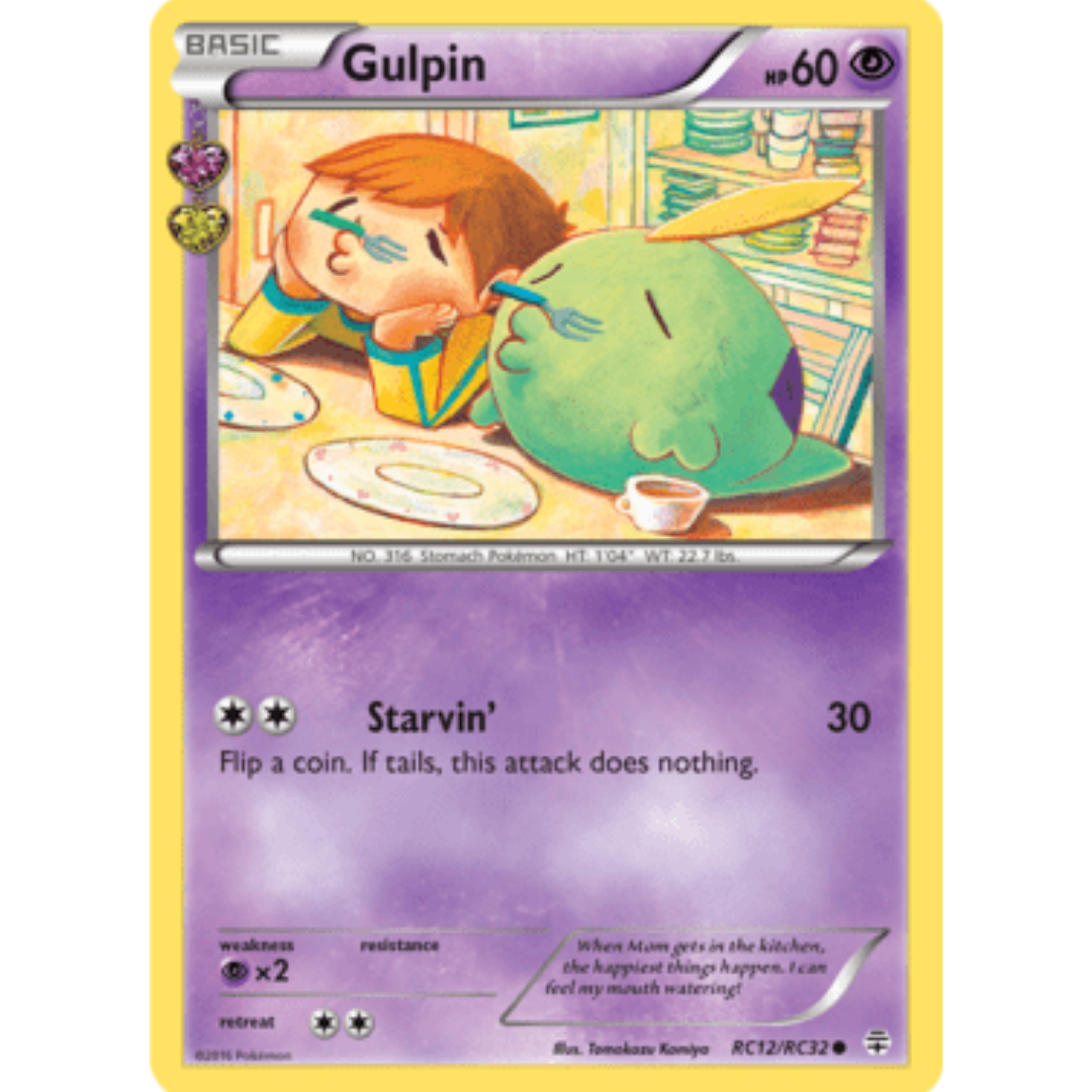 Gulpin RC12  Generations Radiant Collection - Common