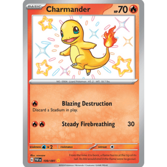 Charmander (109/091) [Scarlet & Violet: Paldean Fates]