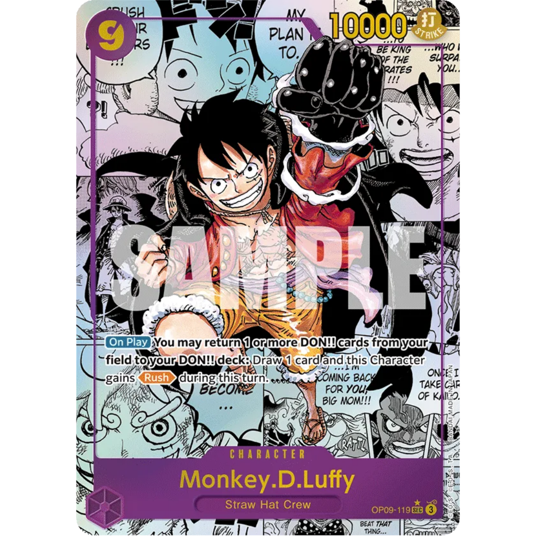 Monkey.D.Luffy (119) (Manga) (OP09-119) - Emperors in the New World Foil