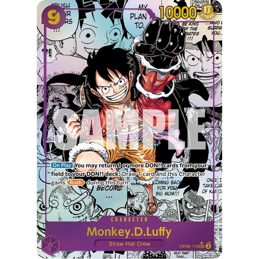 Monkey.D.Luffy (119) (Manga) (OP09-119) - Emperors in the New World Foil