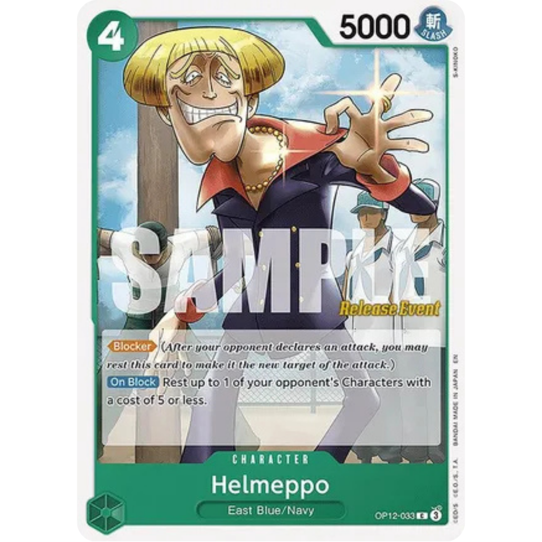 Helmeppo (OP12-033) - Legacy of the Master Release Event Cards