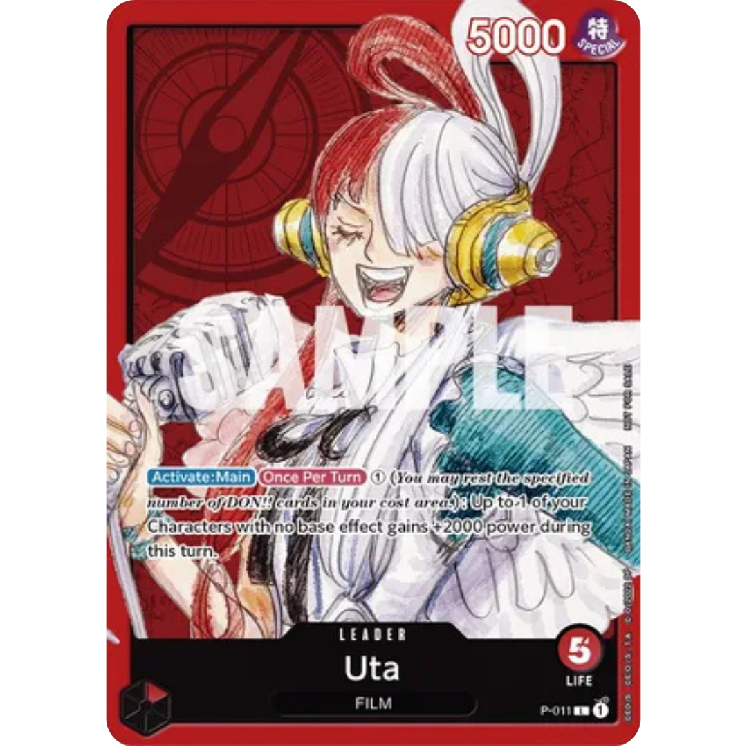 Uta (One Piece Film Red) (P-011) - One Piece Promotion Cards