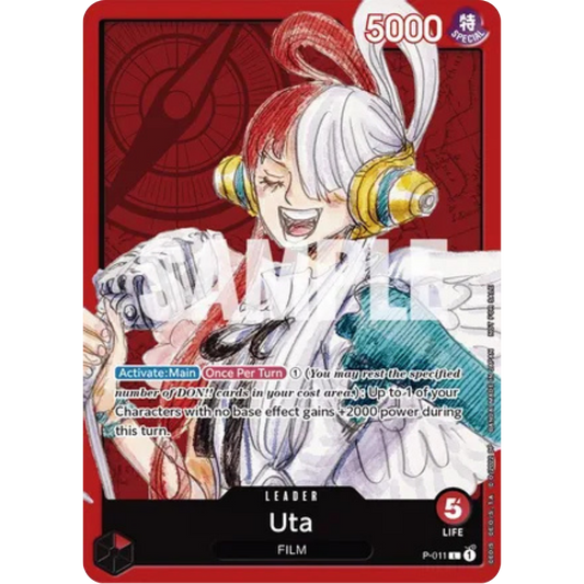 Uta (One Piece Film Red) (P-011) - One Piece Promotion Cards