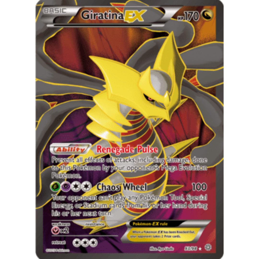 Giratina EX (93 Full Art) 093  - Holofoil XY  Ancient Origins - Ultra Rare
