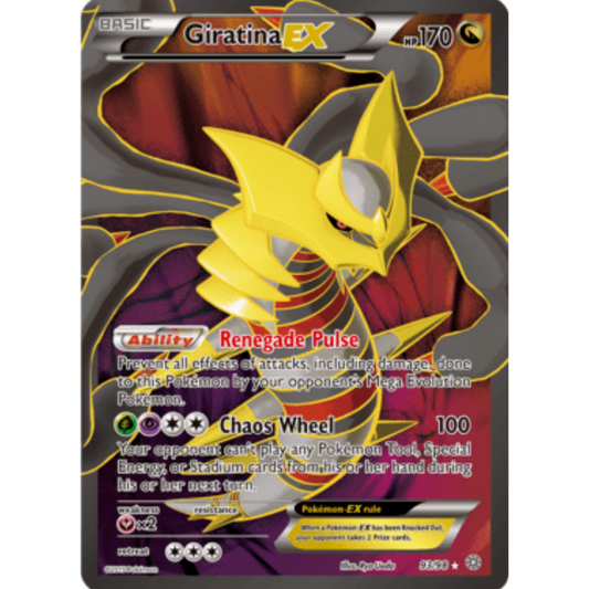 Giratina EX (93 Full Art) 093  - Holofoil XY  Ancient Origins - Ultra Rare