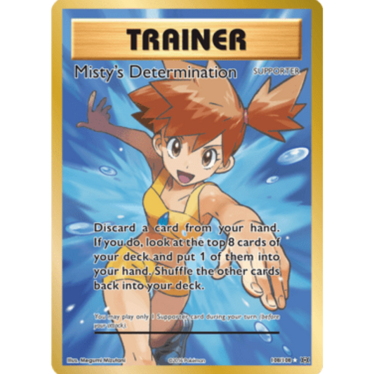 Misty's Determination (Full Art) 108/108  - Holofoil XY  Evolutions - Ultra Rare