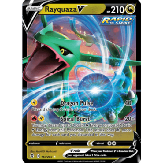Rayquaza V (110/203) [Sword & Shield: Evolving Skies]