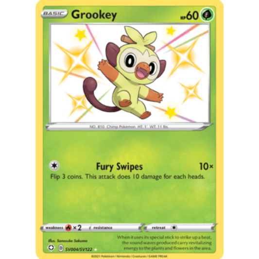 Grookey (SV004/SV122) [Sword & Shield: Shining Fates]