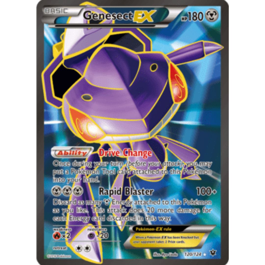 Genesect EX (Full Art) 120  - Holofoil XY  Fates Collide - Ultra Rare