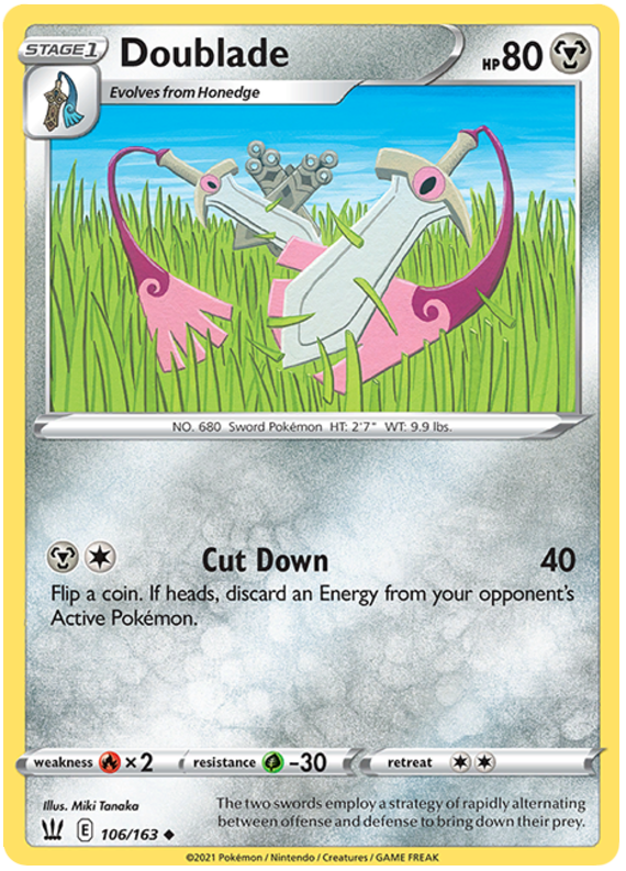 Doublade 106  SWSH05 Battle Styles - Uncommon