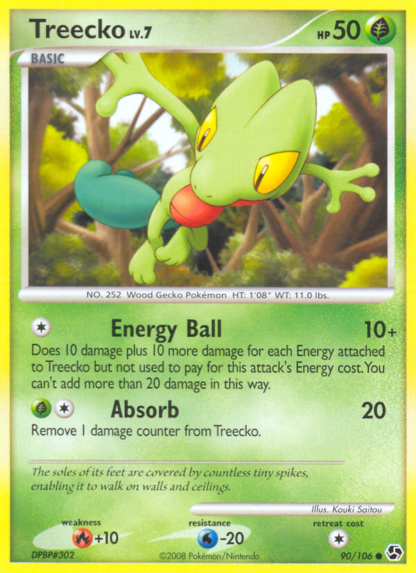 Treecko  Great Encounters - Common