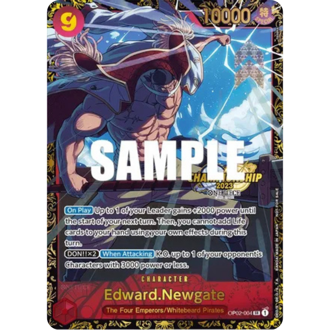 Edward.Newgate (Championship 2023) (OP02-004) - One Piece Promotion Cards Foil