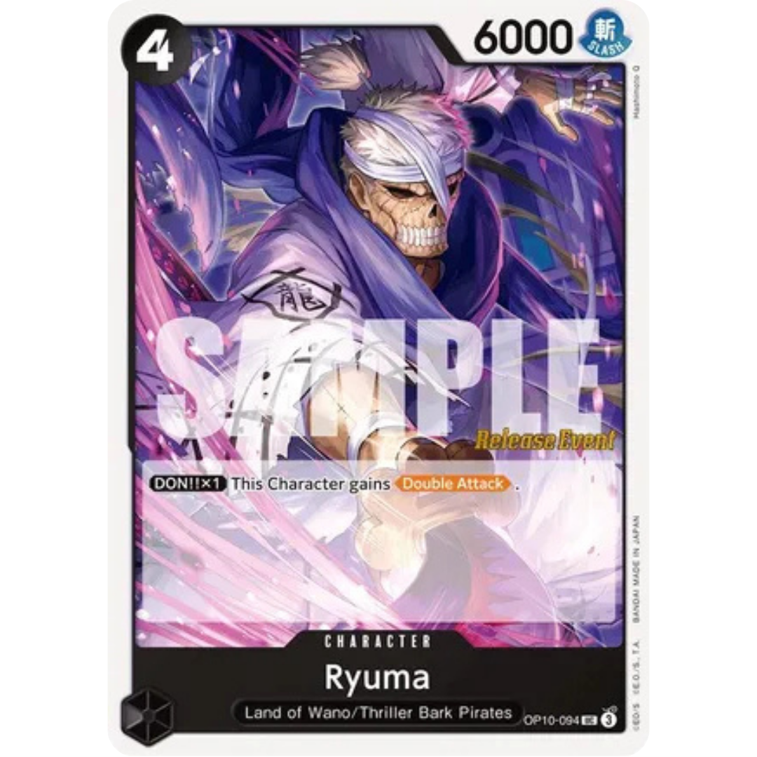 Ryuma (OP10-094) - Royal Blood Release Event Cards