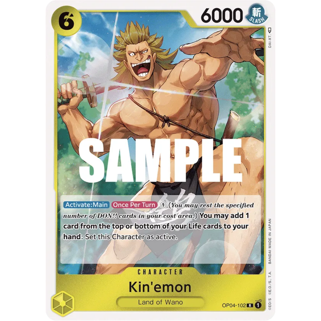 Kin'emon (OP04-102) - Kingdoms of Intrigue Foil
