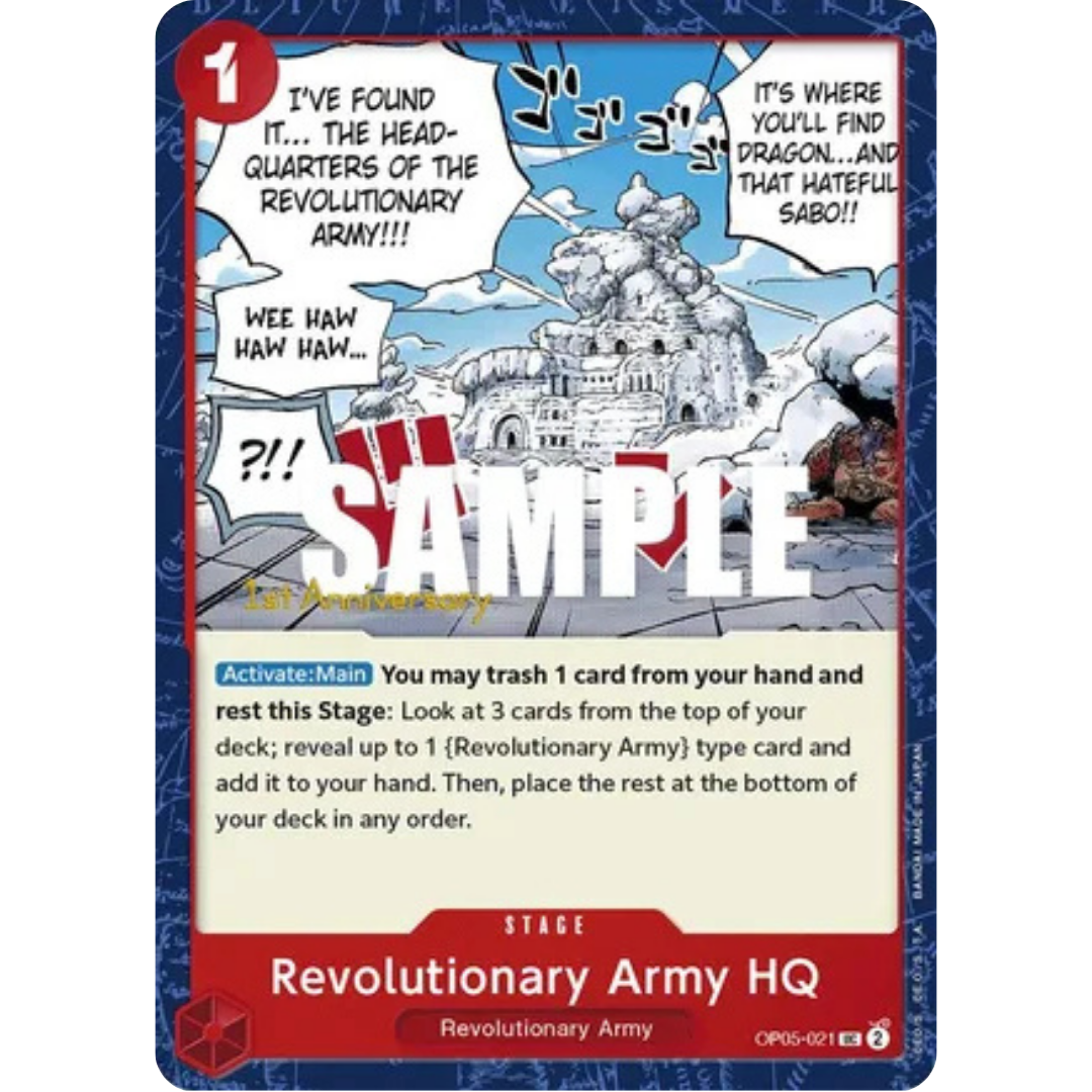 Revolutionary Army HQ (OP05-021) - Awakening of the New Era: 1st Anniversary Tournament Cards