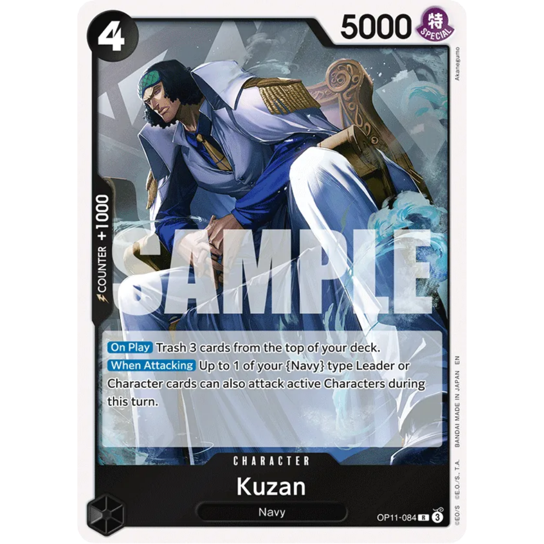 Kuzan (OP11-084) - A Fist of Divine Speed Foil