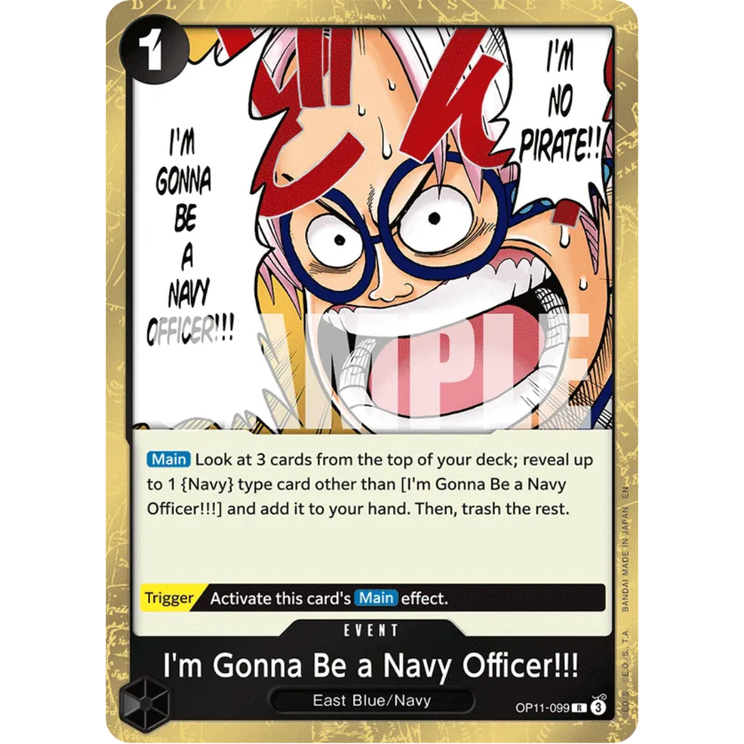 I'm Gonna Be a Navy Officer!!! (OP11-099) - A Fist of Divine Speed Foil