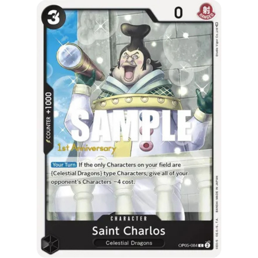 Saint Charlos (OP05-084) - Awakening of the New Era: 1st Anniversary Tournament Cards