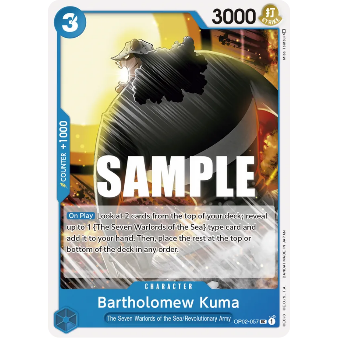 Bartholomew Kuma (OP02-057) - Starter Deck 17: BLUE Donquixote Doflamingo