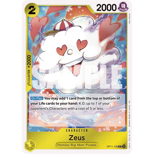 Zeus (OP11-106) - A Fist of Divine Speed Foil