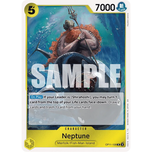 Neptune (OP11-108) - A Fist of Divine Speed Foil