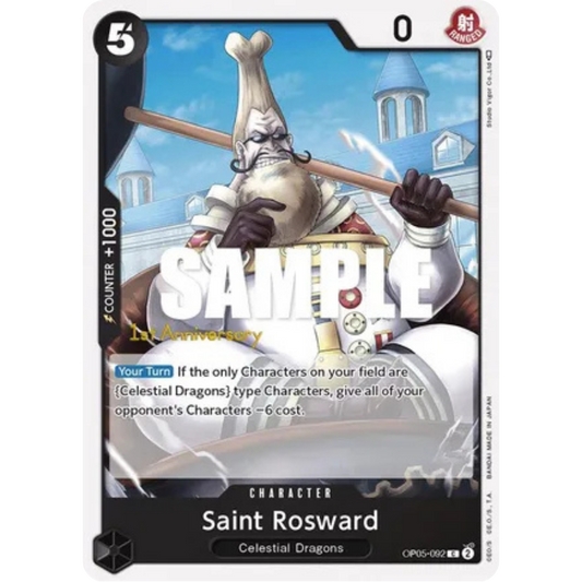 Saint Rosward (OP05-092) - Awakening of the New Era: 1st Anniversary Tournament Cards