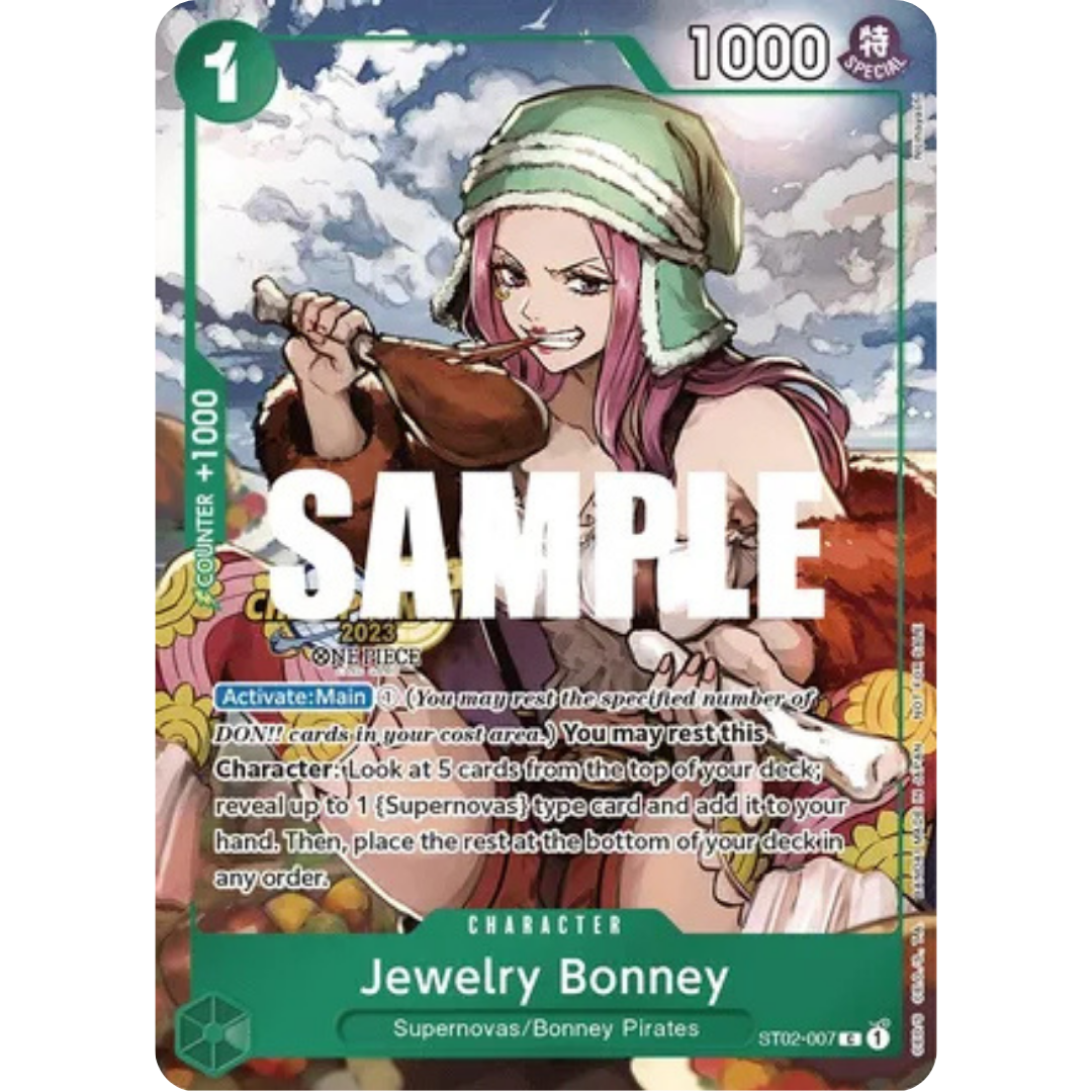 Jewelry Bonney (CS 2023 Celebration Pack) (ST02-007) - One Piece Promotion Cards Foil