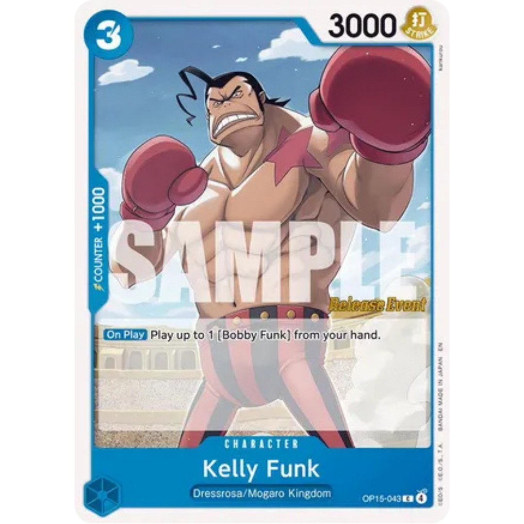 Kelly Funk (OP15-043) - Adventure on Kami's Island Release Event Cards
