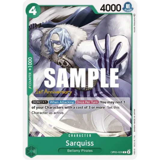 Sarquiss (OP05-026) - Awakening of the New Era: 1st Anniversary Tournament Cards