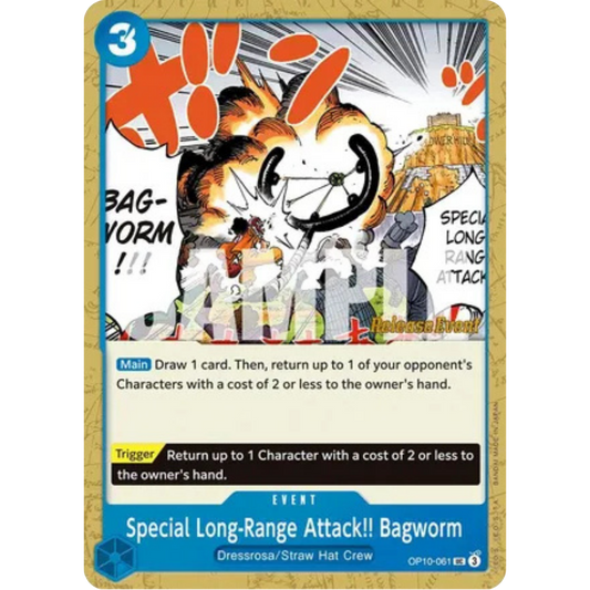 Special Long-Range Attack!! Bagworm (OP10-061) - Royal Blood Release Event Cards