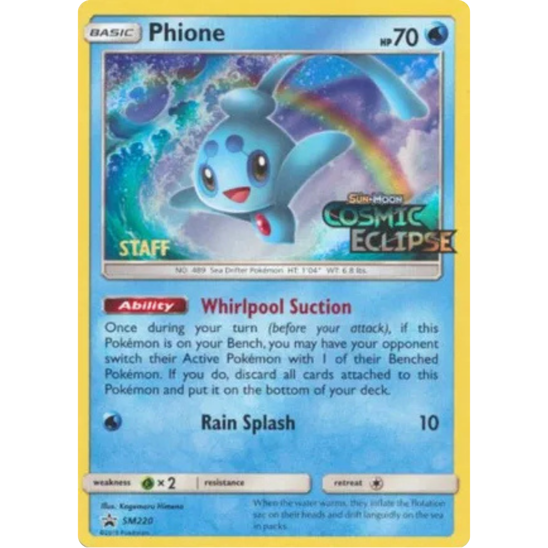 Phione - SM220 (Prerelease) [Staff]  - Holofoil SM Promos - Promo
