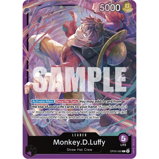 Monkey.D.Luffy (OP05-060) (OP05-060) - Starter Deck 18: PURPLE Monkey.D.Luffy Foil