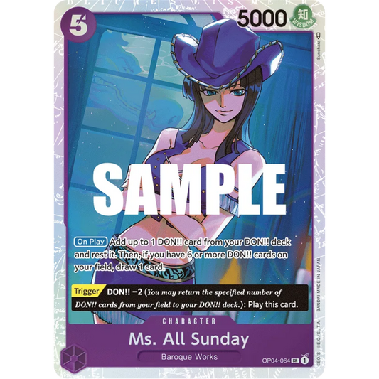 Ms. All Sunday (OP04-064) - Kingdoms of Intrigue Foil