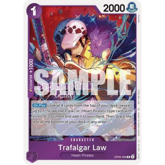 Trafalgar Law (Beginners Deck Party [ST-23] - [ST-28] Participation Pack) (OP09-069) - One Piece Promotion Cards